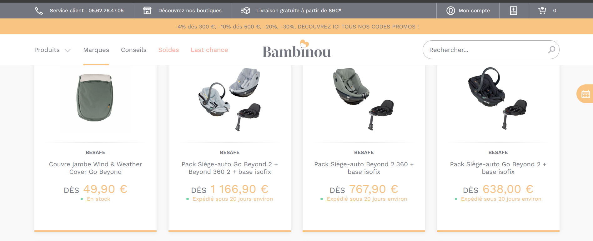 Découvrez la marque BeSafe